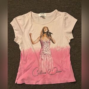 Womens Celine Dion A Brand New Day Merchandise T Shirt XL
